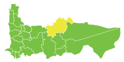 Расположение в провинции Хама