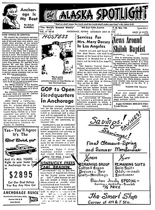 <i>The Alaska Spotlight</i> Defunct African American newspaper in Alaska