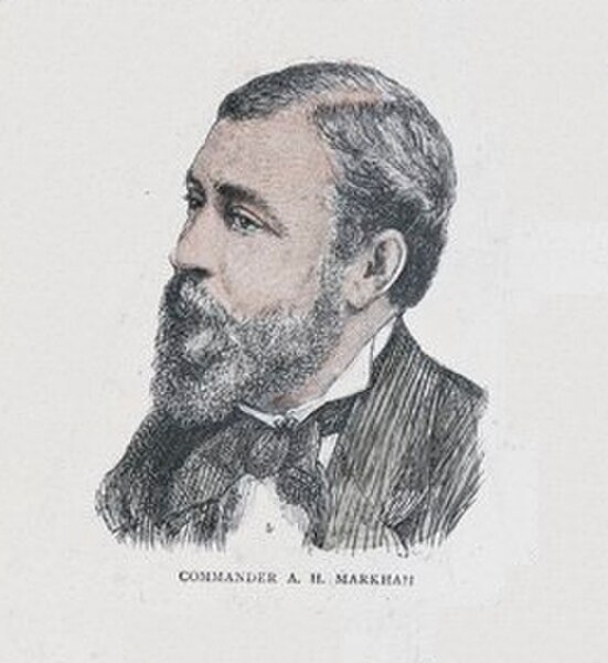 Albert Hastings Markham in 1876