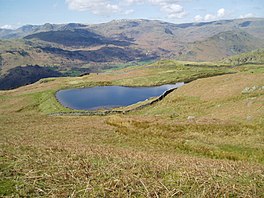 Gambar tarn di Cumbria, Inggris