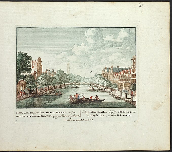 File:Amsterdam, de Keizersgracht voorbij de Schouwburg, van de Huydestraat naar de Westerkerk (7985077427) (2).jpg