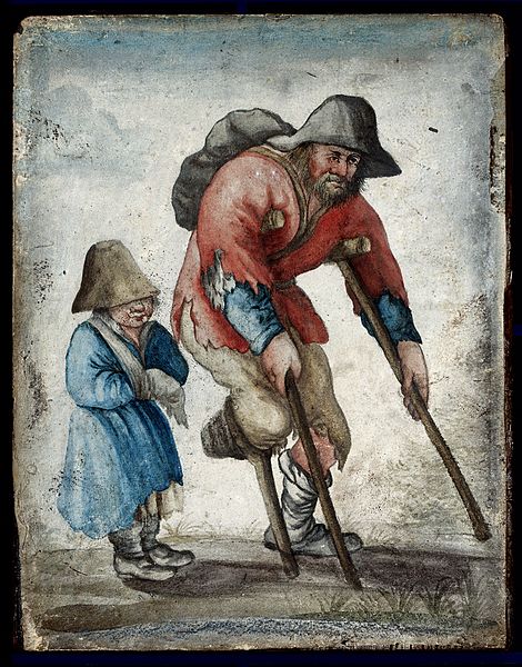 File:An itinerant salesman in top hat and ragged clothes selling Wellcome V0020391.jpg