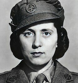 Portrait de Andrée Borrel en 1942.