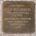 Ansbach Stolperstein Weissmann, Ella.jpg