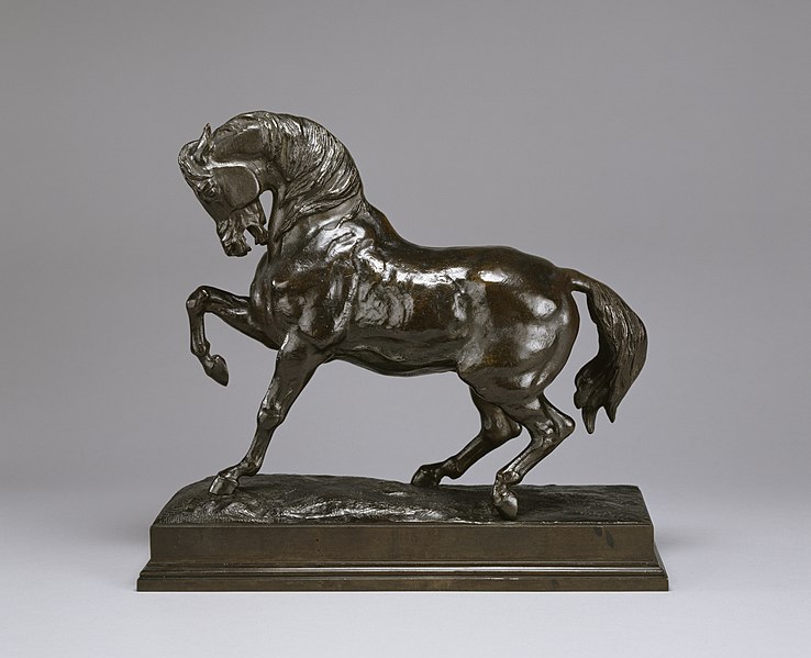 File:Antoine-Louis Barye - Turkish Horse, No 2 - Walters 2767 - Profile.jpg