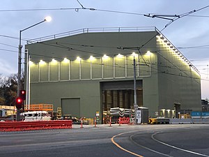 Anzac stasiun Metro akustik shed.jpg