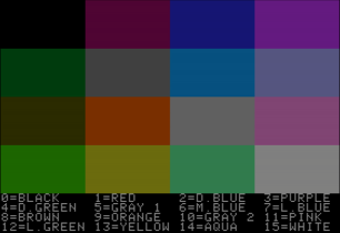 Apple II high-resolution graphics demo