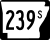 Highway 239S marker