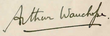 Signature de Arthur Wauchope