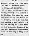 Athelstan Club Mobile Alabama The Tuscaloosa News Thu Dec 19 1912