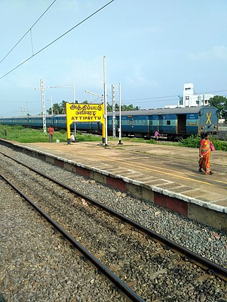 <span class="mw-page-title-main">Athipattu railway station</span> Railway station in Chennai, India