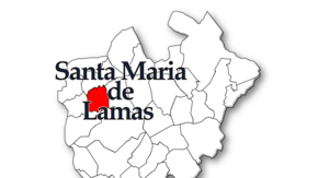 Localização no município de Santa Maria da Feira