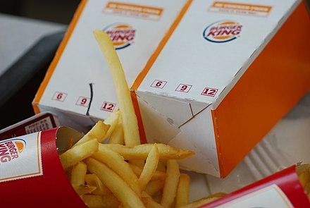 The FryPod and BK Chicken Fries products, two examples of Burger King's packaging designed to fit in a cup holder.