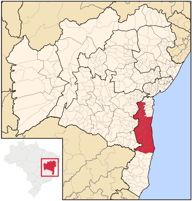 Locations in Região Geográfica Intermediária de Ilhéus-Itabuna