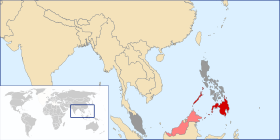 Localização de United Federated States of Bangsamoro Republik