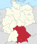 Bavaria in Germany.svg