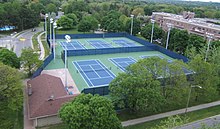 The neighbourhood is home to the Bayview Village Tennis Club. BayviewVillageTennisClub.jpg