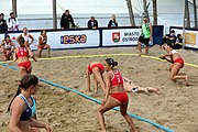 Deutsch: Beachhandball Europameisterschaften 2019 (Beach handball Euro); Tag 2: 3. Juli 2019 – Frauen, Vorrunde Gruppe A, Türkei-Norwegen 0:2 (17:22, 12:20) English: Beach handball Euro; Day 2: 3 July 2019 – Women Preliminary Round Group A – Turkey-Norway 0:2 (17:22, 12:20)