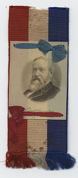 File:Benjamin Harrison Portrait Ribbon (4360163174).jpg