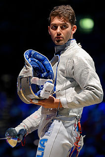 Enrico Berrè Italian fencer