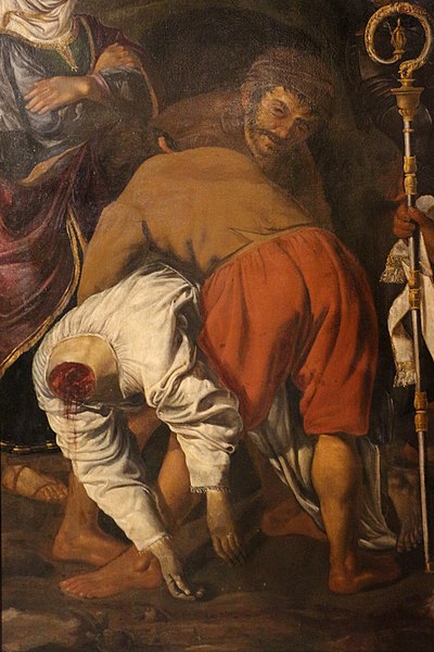 File:Biagio manzoni o familiare, martirio di sant'eutropio (faenza, pinacoteca comunale) 04.JPG