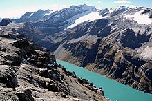 The Bifertenstock above Lake Limmernsee