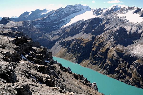 The Bifertenstock above Lake Limmernsee