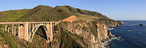 Thumbnail for File:Bixby Creek Bridge May 2011 panorama.jpg