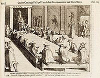 The Council of Troubles. 1613-1616. etching print. Delft, Nederlands Legermuseum (00112024/069) and various other collections