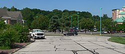 Boonville, Missouri High Street E of 2nd facing WSW 1.JPG