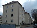 Gruppe Pieschen: Wohnblock (Boxdorfer Straße 36/38/40/42/42b und Volkersdorfer Straße 12/14/16/18) einer Siedlung der Dresdner Spar- und Bauverein e.G.m.b.H. (Einzeldenkmal zu ID-Nr. 09213850)