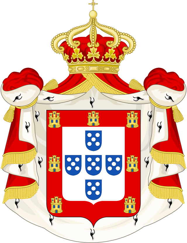 Description de l'image Brasão de armas do reino de Portugal.svg.