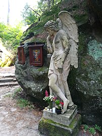 Anděl smrti (Génius smrti) u kaple Božího hrobu