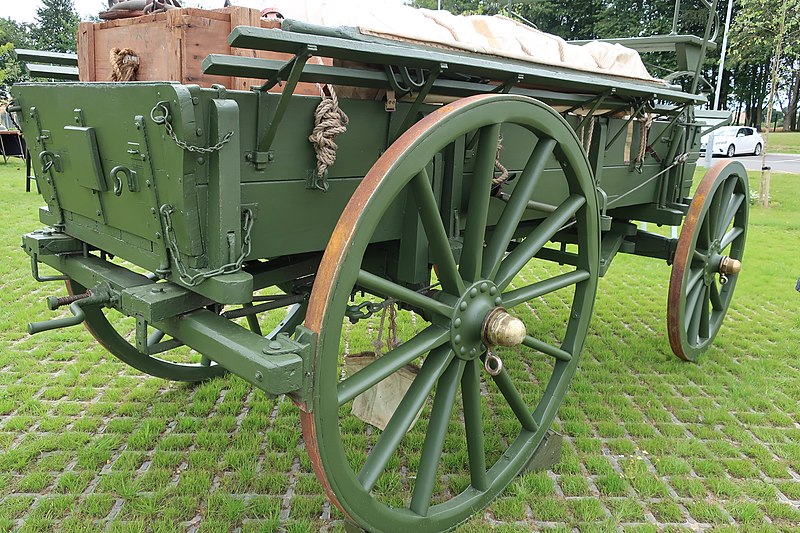 File:British Army - First World War general service wagon - rear corner view.jpg