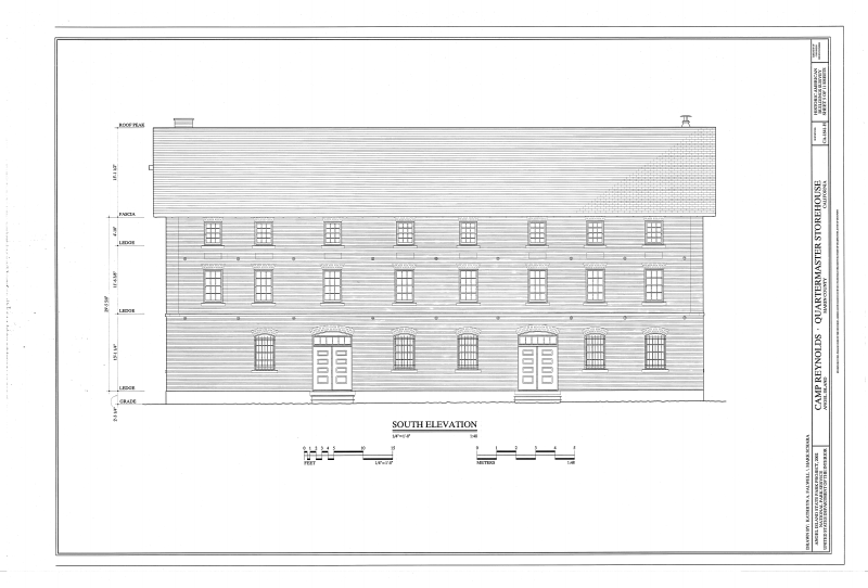 File:Camp Reynolds, Quartermaster Storehouse, Angel Island State Park, Angel Island, Marin County, CA HABS CA-1841-H (sheet 5 of 11).png