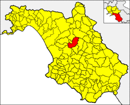 Castelcivita - Localizazion