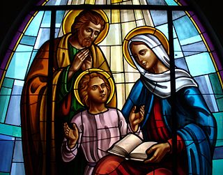 Holy Family Jesus, Mary and Saint Joseph