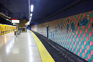 <span class="mw-page-title-main">Plaza de los Virreyes - Eva Perón (Buenos Aires Underground)</span> Buenos Aires Underground station