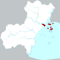 Umístění ve Wenzhou