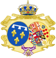Coat of Arms of Maria Amalia of the Two Sicilies, Queen of the French (Order of Maria Luisa).svg