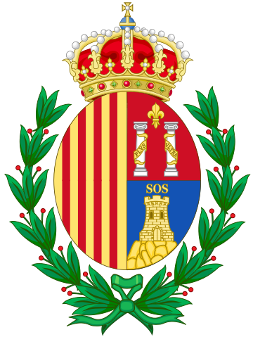 File:Coat of Arms of Sos del Rey Católico.svg