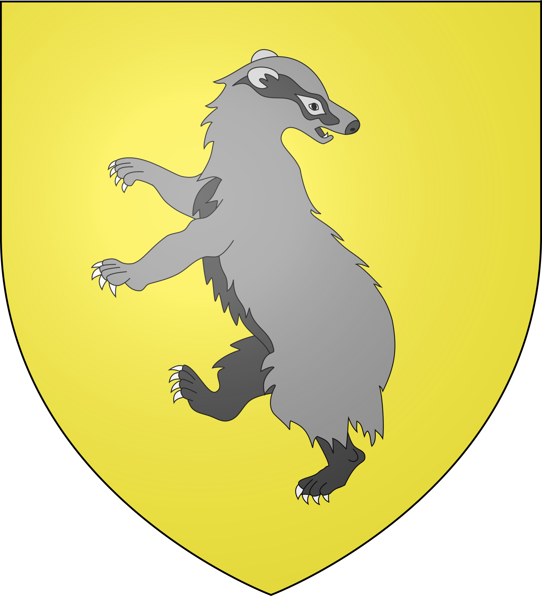 Download File Coat Of Arms Hufflepuff Svg Wikimedia Commons