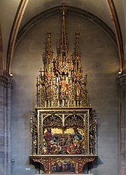 Gothic revival altar of Jesus