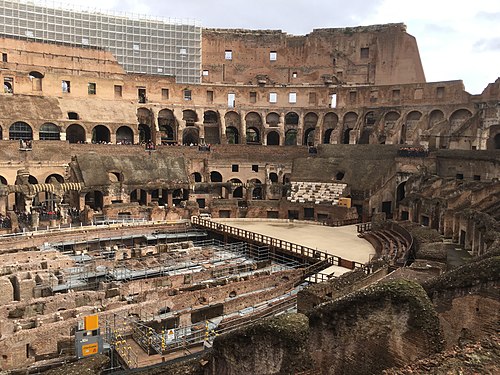 Colosseum (inside) in Rome