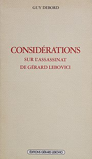 Vignette pour Considérations sur l'assassinat de Gérard Lebovici