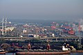 Deutsch: Containerterminal Eurogate in Hamburg-Waltershof, im Vordergrund der Hansaport.