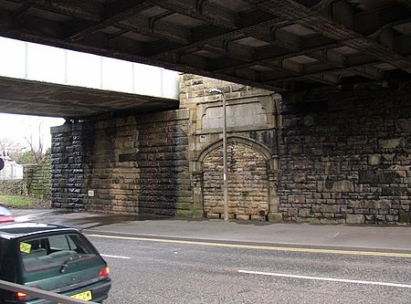 Cooper Bridge entrance by Humphrey Bolton