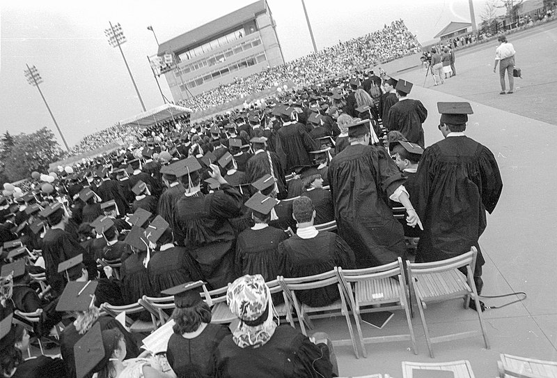 File:Cornell University 1987 Commencement Schoellkopf Field.jpg