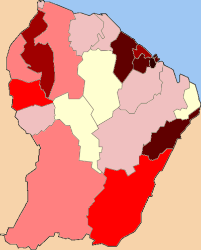 Pandemia de COVID-19 en Guayana Francesa