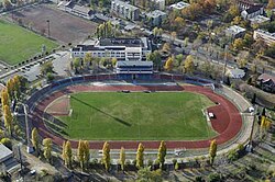 A Béke téri stadion a levegőből